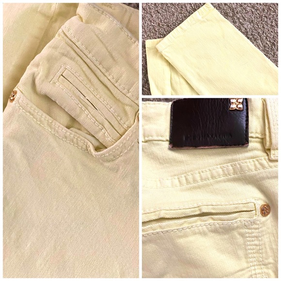 BCBGMAXAZRIA Chartreuse Mia pant/jeans 27 - Picture 4 of 6